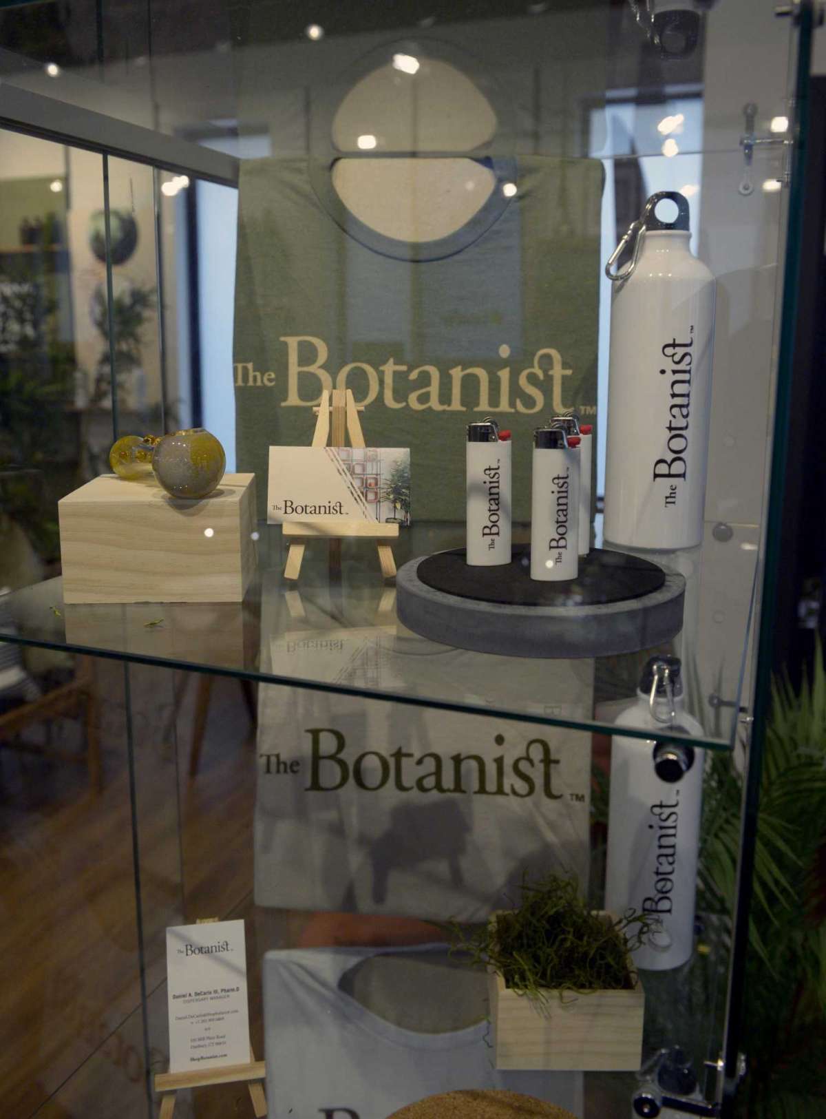 The Botanist, the new medical marijuana dispensary, on Mill Plain Road, held an opening ceremony on Wednesday morning. October 13, 2021, in Danbury, Conn.