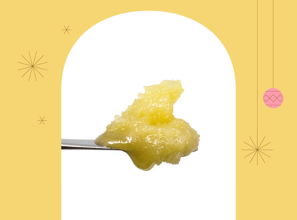 Lemon Pepper live resin weed badder by Purple Hills