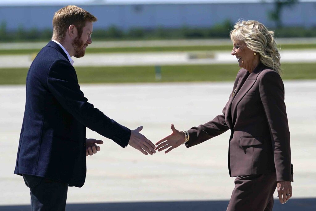 photo-of-peter-meijer-and-jill-biden