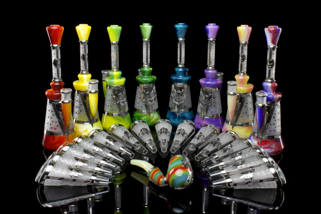 The Emerald Cups 2021 winners trophies. (Courtesy The Emerald Cup)