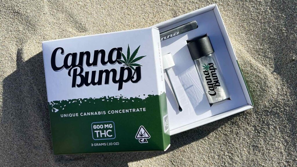 image of canna bumps a snortable marijuana product