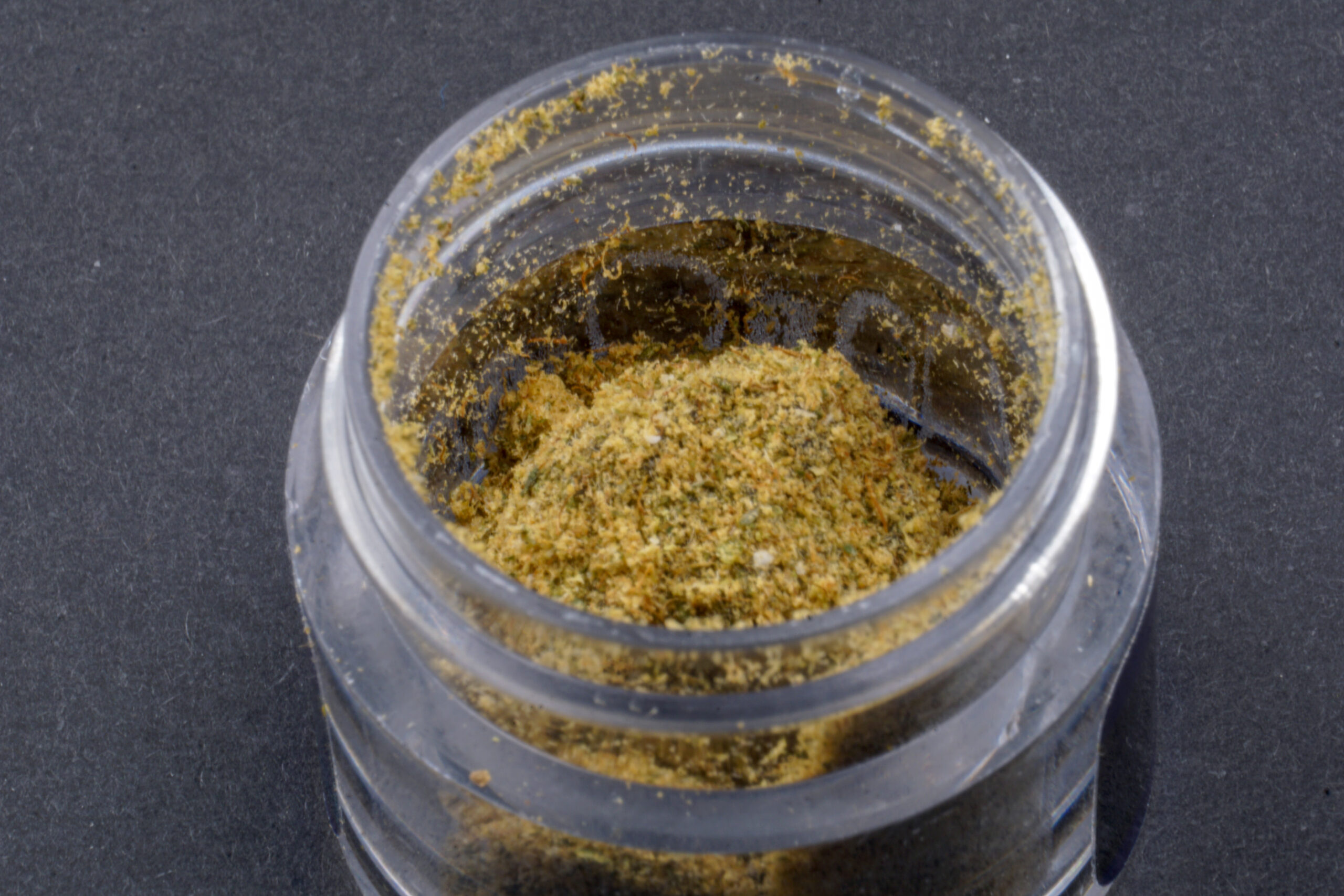 This is a picture of a "Moonrock" A piece of dried cannabis flow