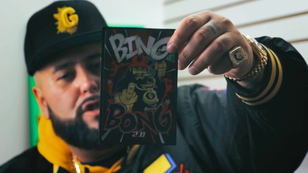 Nems shows new Bing Bong strain for Leafly (Leafly / Jon Bain)