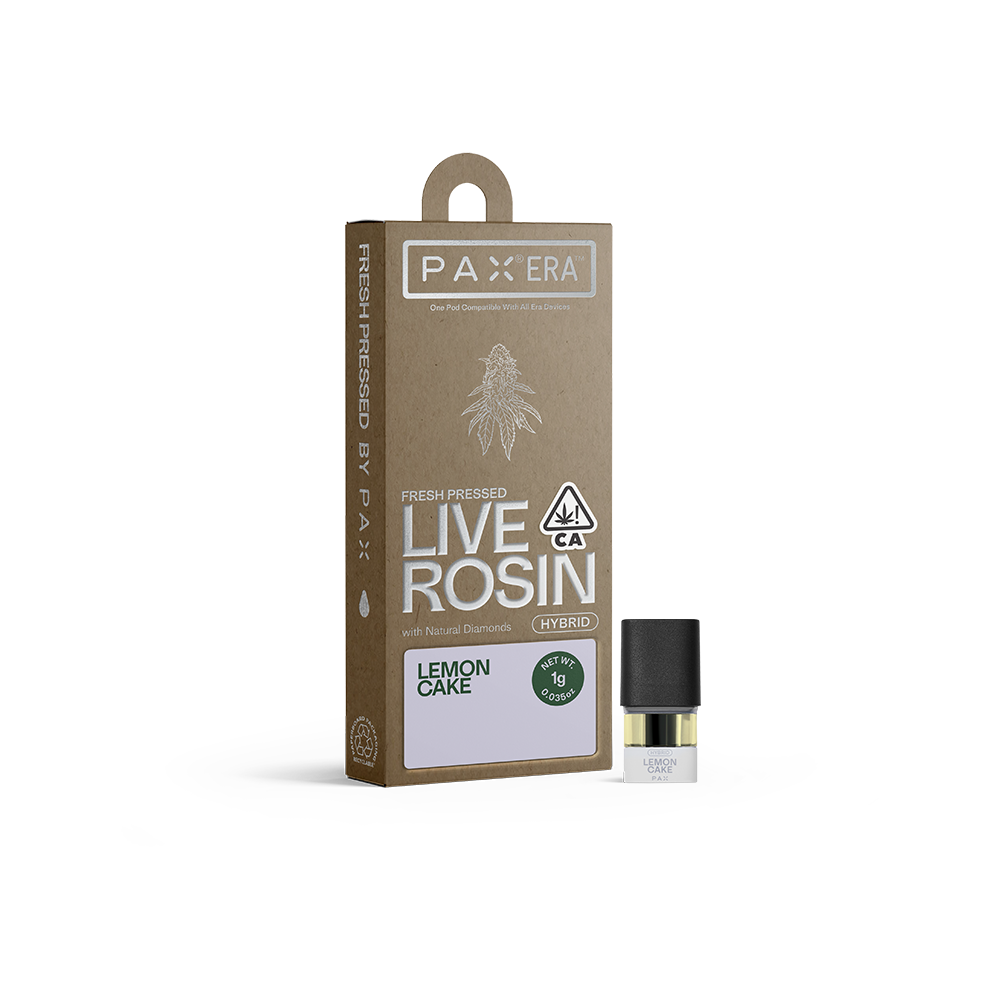 PAX Era Lemon Cake Live Rosin pod (Courtesy PAX)