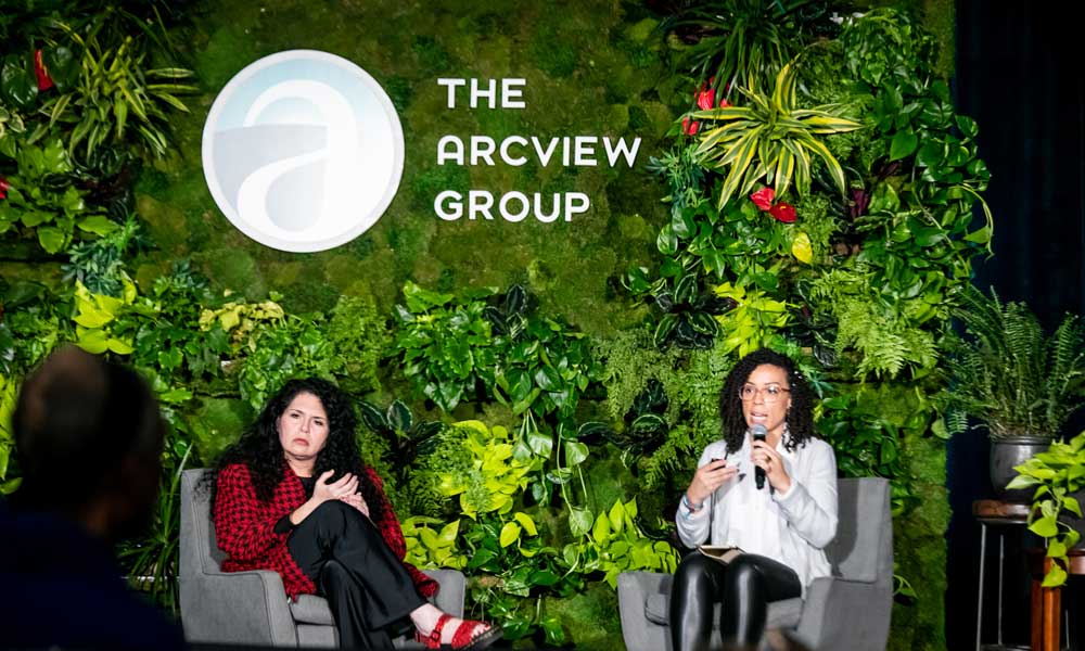Dr. Sue SIsley at The Arcview Group 2020VISION event in Los Angeles.