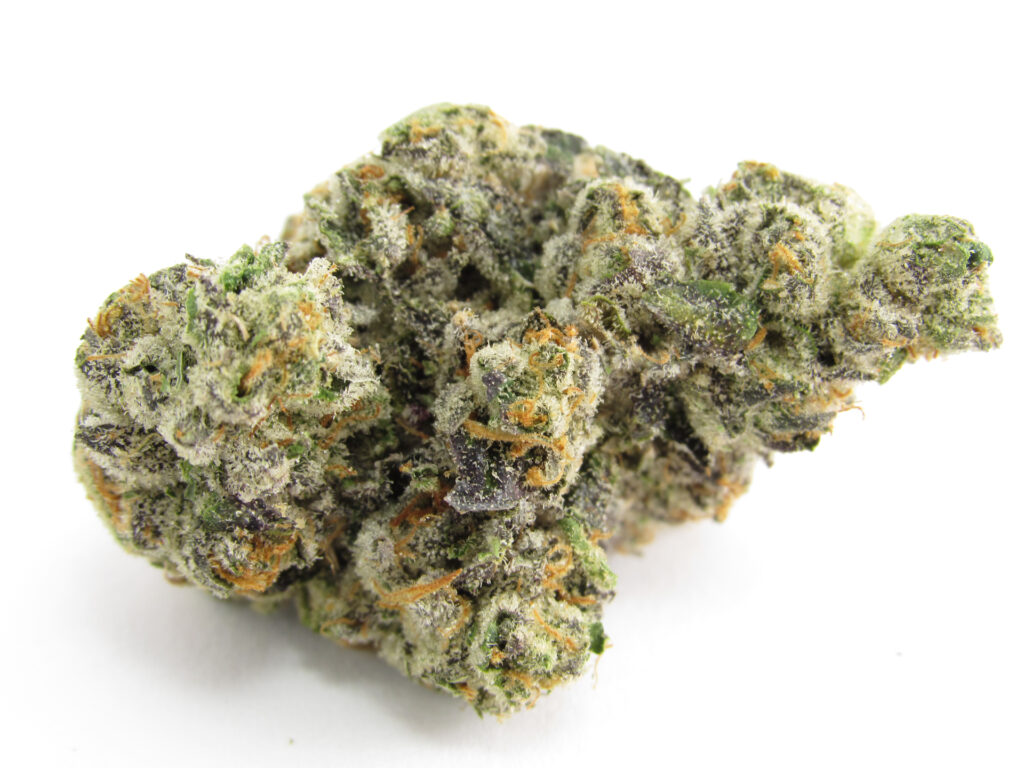 Alien Labs' new Gemini. Two Face OG x Area 41. High-THC indica hybrid. (David Downs/Leafly)