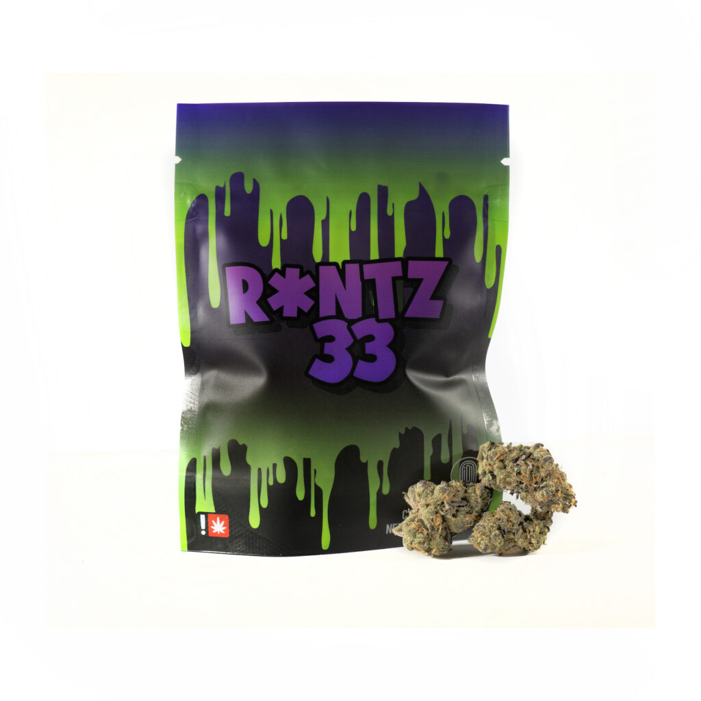 Runtz33 bred by One Eye and grown by Fidus Family Farms. Indica hybrid. (Ryan Herron for Leafly)