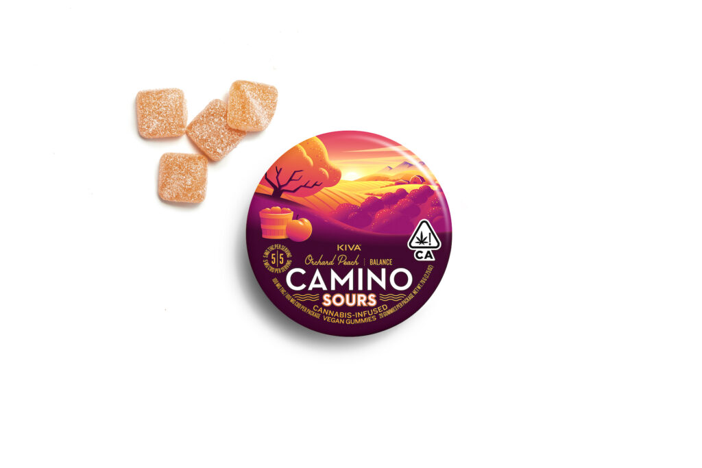 I get my peaches from California. Kiva Camino Sours 2021 in Orchard Peach (Courtesy Kiva)